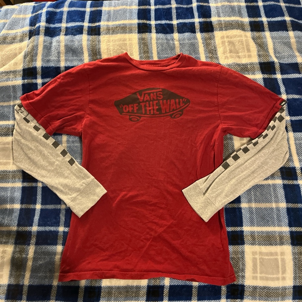 1 vans long sleeve shirt double sleeved